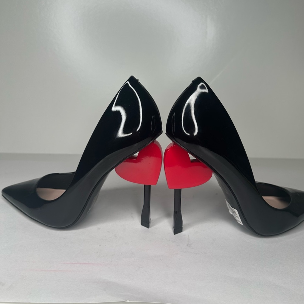 NEW in box Aldo cupid heart heels Black and Red Heart Heel Women's Shoes